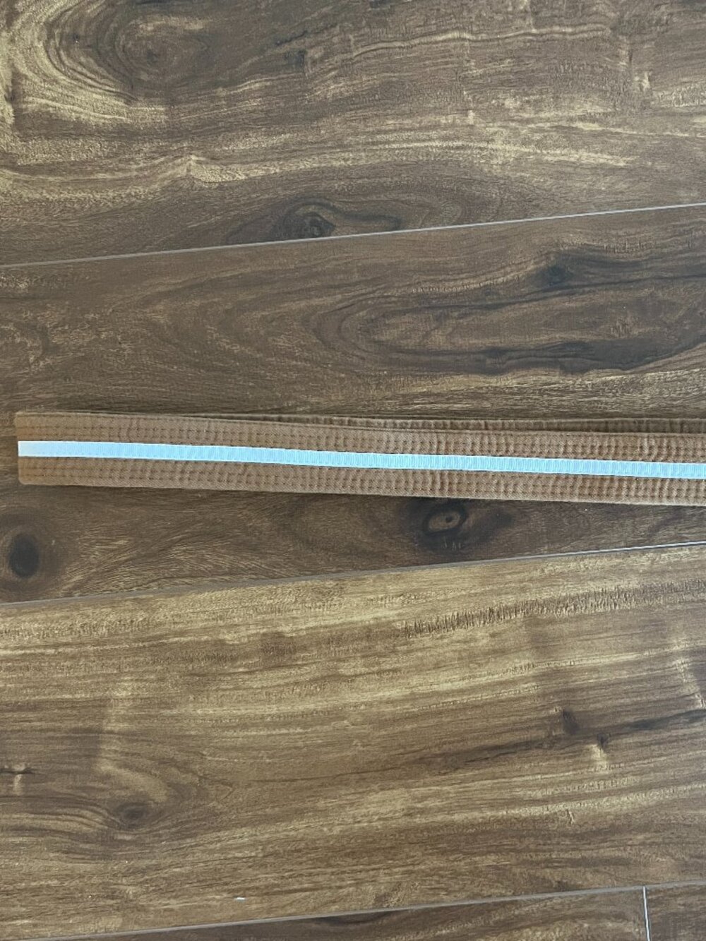 vintage martial art karate taekwondo brown and white striped belt judo Jiu Jitsu